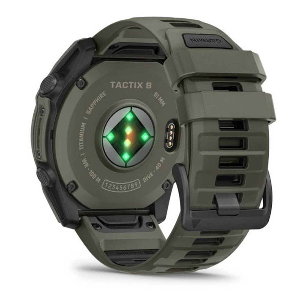Garmin Tactix 8 - 51mm AMOLED Cerakote Ultralight Solver Olive Drab