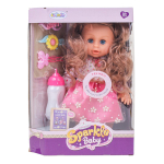 Пупс функциональный с аксесс., коробка L-8060D