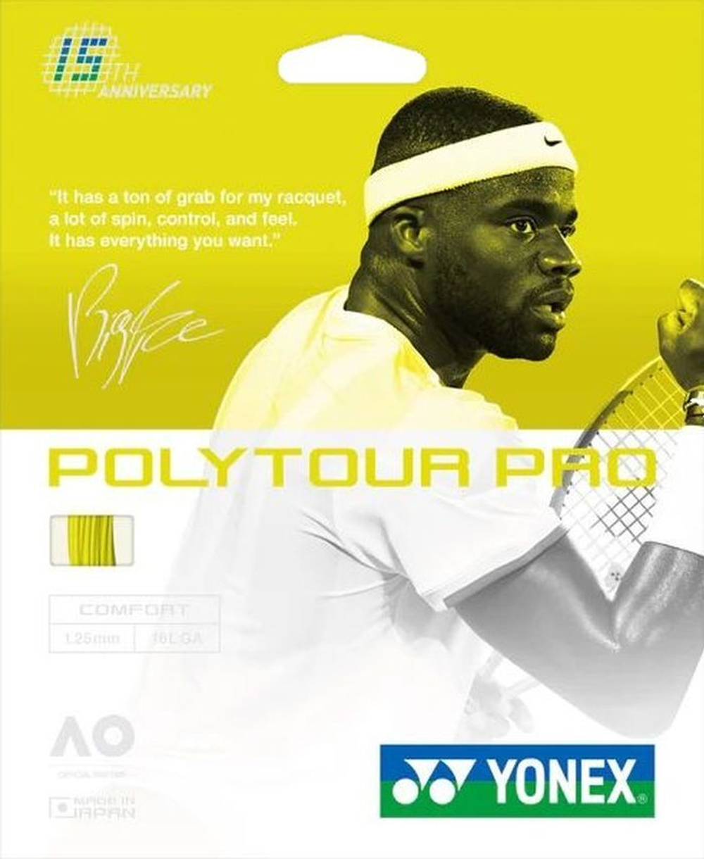 Теннисные струны Yonex Poly Tour Pro Limited Edition (12 м) - желтые