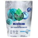 Seventh Generation, Power+, кислородный бустер 3 в 1, без отдушек, 25 пакетиков, 500 г (1,1 фунта)