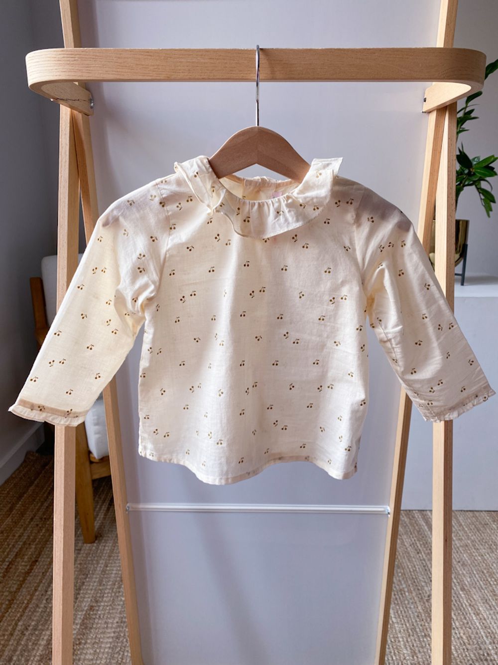 Хлопковая блузка  Bonpoint, 92