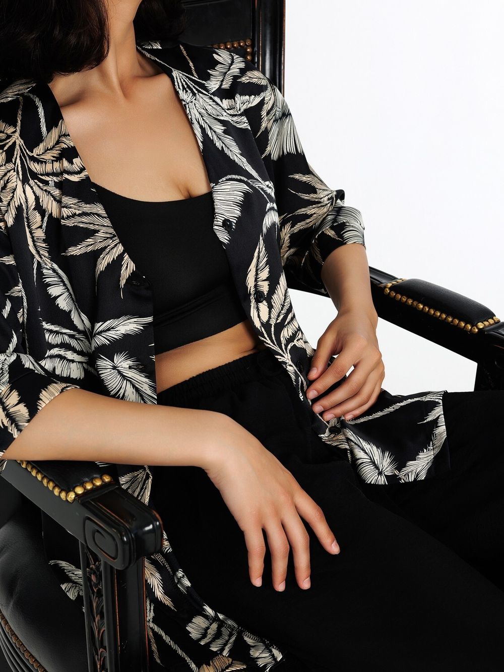 Блузка Стихия-1 Виотекс ЧЁРНЫЙ