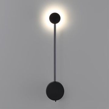 7008/5WL HIGHTECH ODL25 319 черный/металл/акрил Настенный светильник LED 3000/4000K тумблер на корп. 5W 220V CRI &gt; 90 SATELLITE