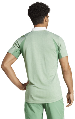 Мужское теннисное поло Adidas Club Tennis Freelift Polo Shirt - preloved green s24/white