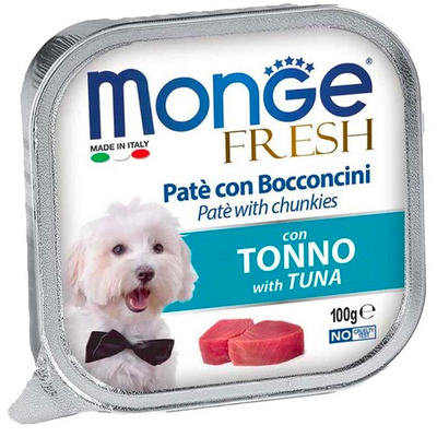 Monge Dog Fresh 100 г тунец - консервы для собак