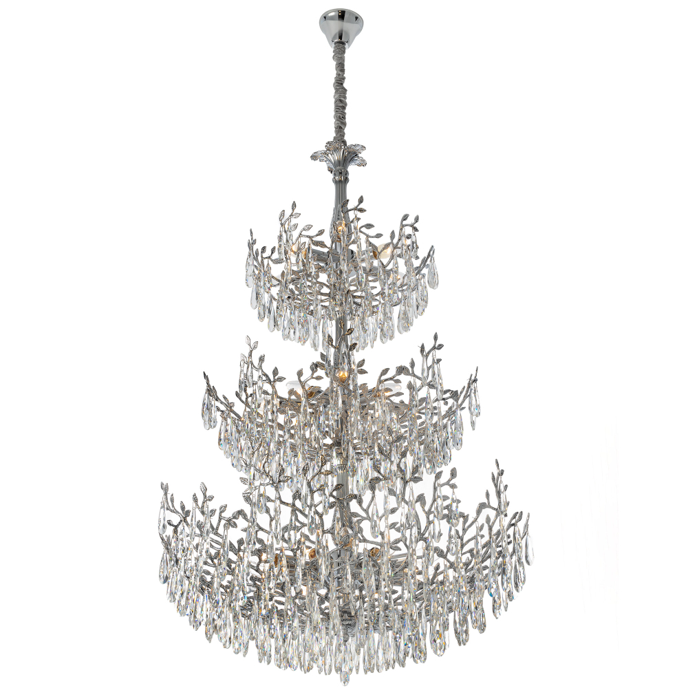 Citilux RITZ CL310261 Люстра хрустальная подвесная Хром