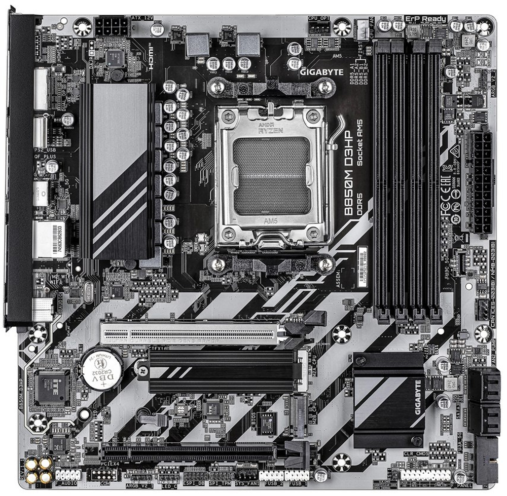 Материнская плата GIGABYTE B850M D3HP REV.1.1 (9MB85MHP-00-G11)