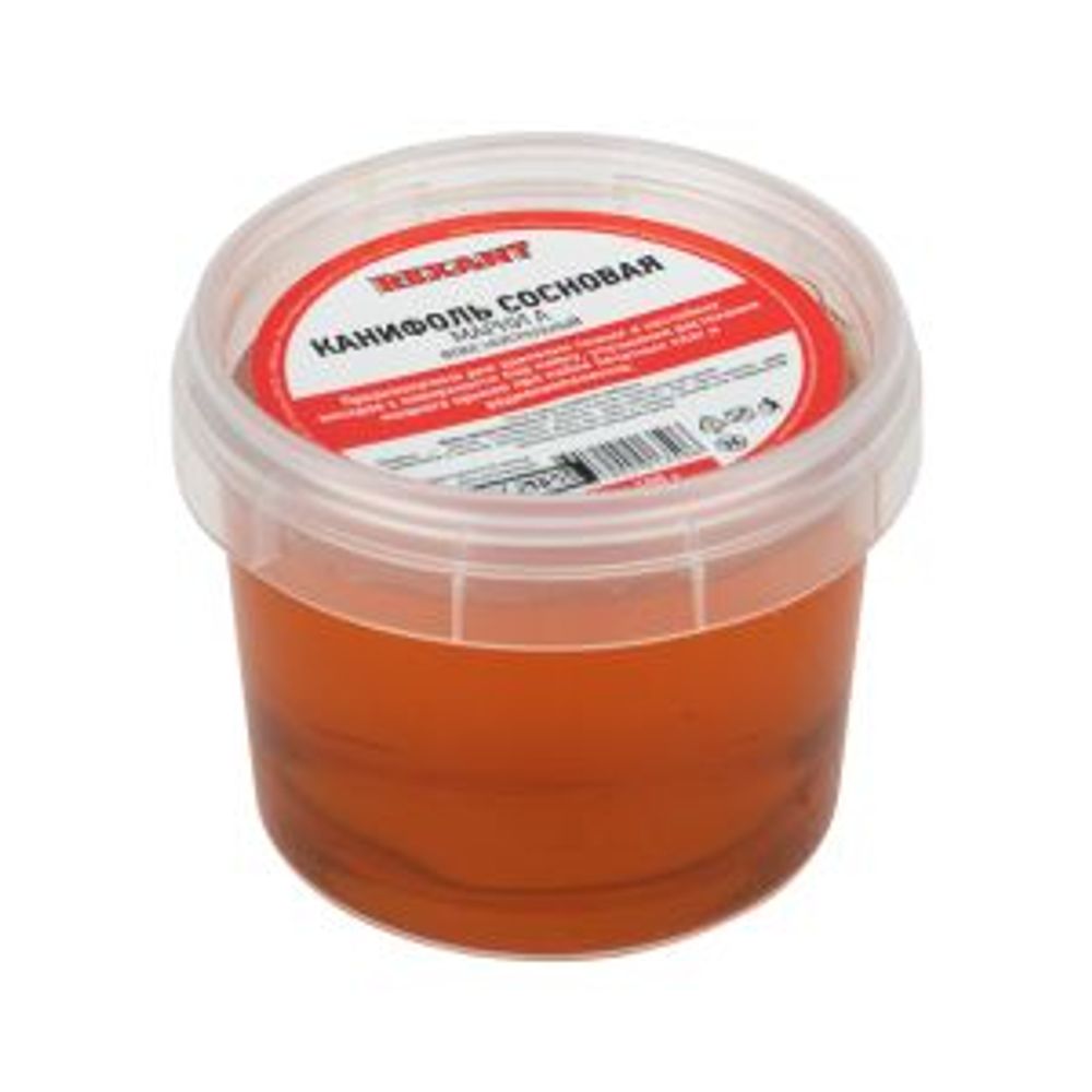 Канифоль сосновая, флюс НЕЙТРАЛЬНЫЙ, марка А, 100г, банка REXANT