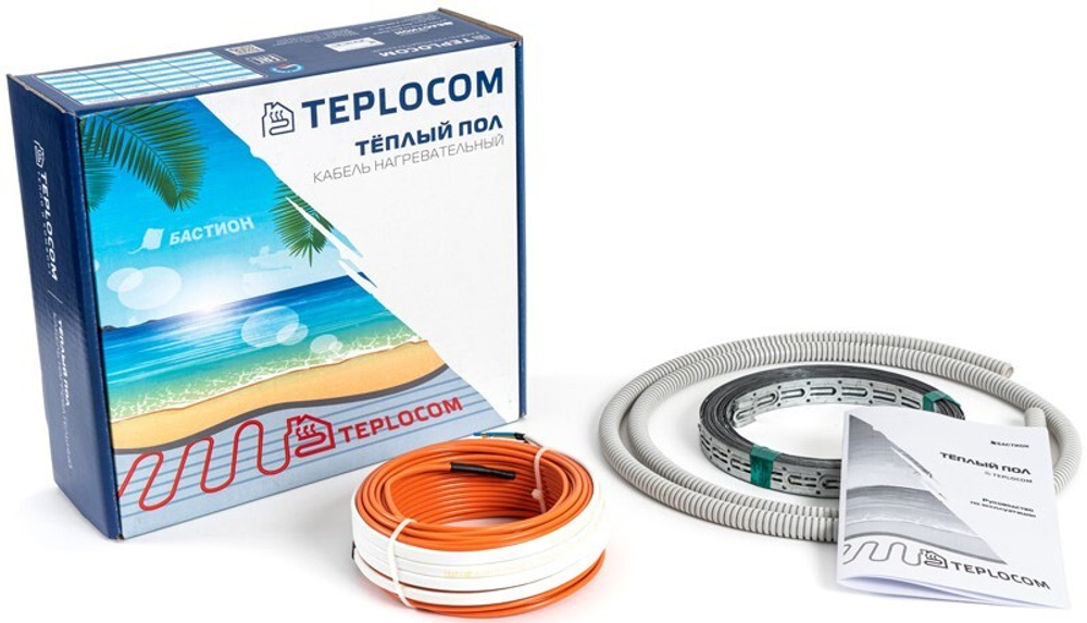 Мат нагревательный Бастион TEPLOCOM НК-51-1000 Вт