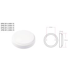 Светильник ЖКХ светодиодный ЭРА SPB-301-0-4K-15 IP40 15Вт 4000K D155 круглый накладной