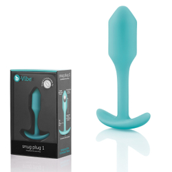 b-vibe Snug Plug 1 - Анальная пробка для ношения