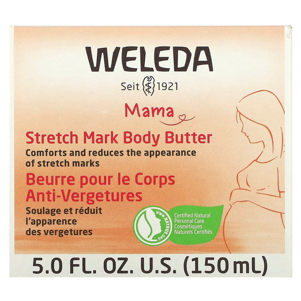 Weleda, Mama, масло для тела от растяжек, 150 мл (5 жидк. унц.)