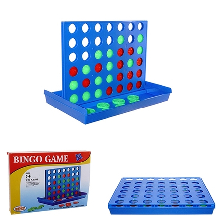 GAEM Игра настольная "Четыре в ряд", L24 W17 H3 см