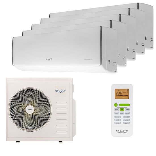 Мультисплит система на 5 комнат Shuft SFMS/I-07 HB FMI/N8/In/white_WF x 5 / SFMO/I-42 FMI-5/N8/Out