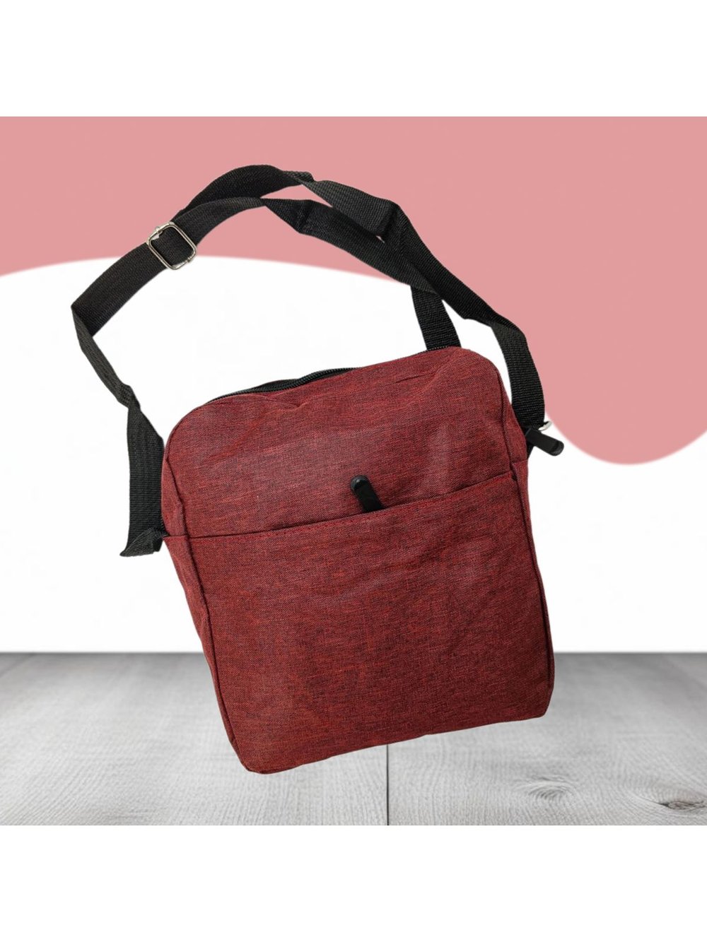 Многофункциональный деловой рюкзак/сумка/кошелек красный