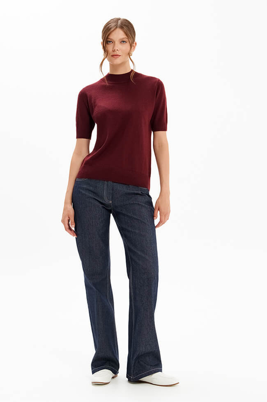 23436 Джемпер женский (бордовый)