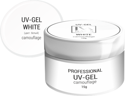 Моделирующий гель WHITE, IVA NAILS, 15гр