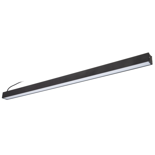 ULO-K10D 52W/4000K/L125 IP65 BLACK Светильник линейный светодиодный подвесной. Белый свет (4000К). 7280 Лм. Алюминий. Цвет черный. TM Uniel