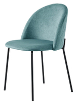 Стул C-962  Marine зеленый/матовый черный