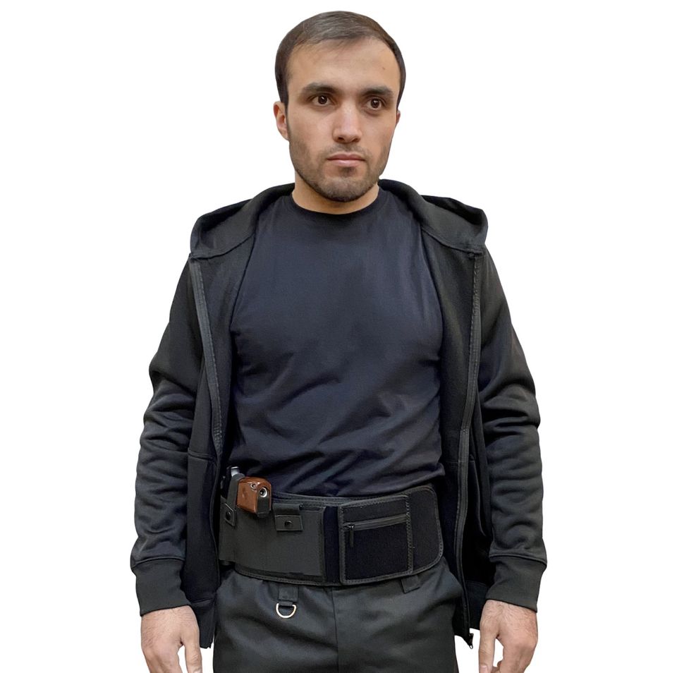 Пояс Тактический скрытого ношения с кобурой и отсеками