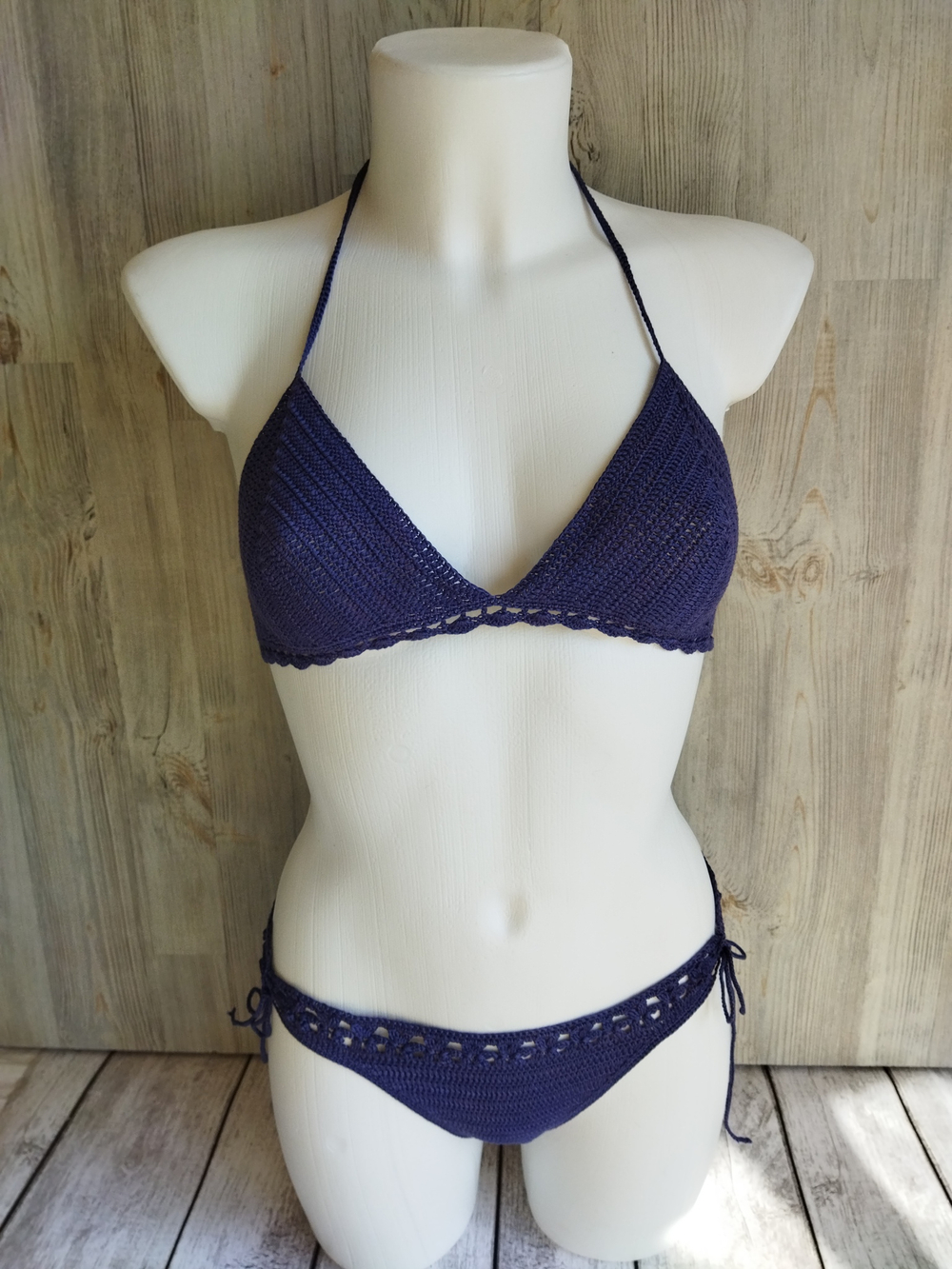 Вязаный купальник