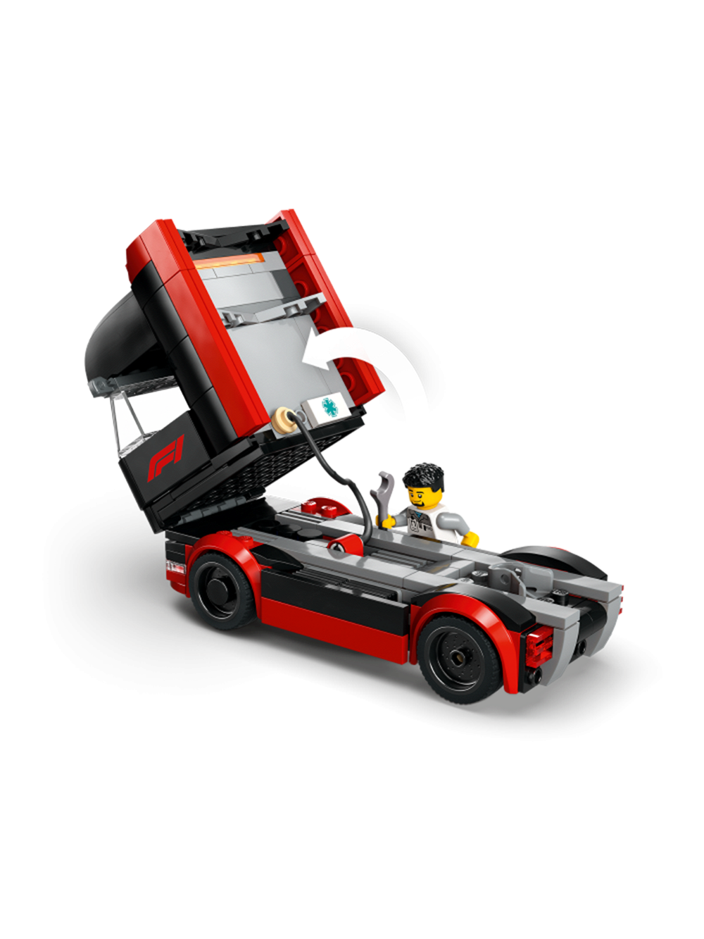 LEGO City 60445 Лего — грузовик F1 с автомобилями RB20 и AMR24, паддок и пит-стоп 60445_УЦЕНКА