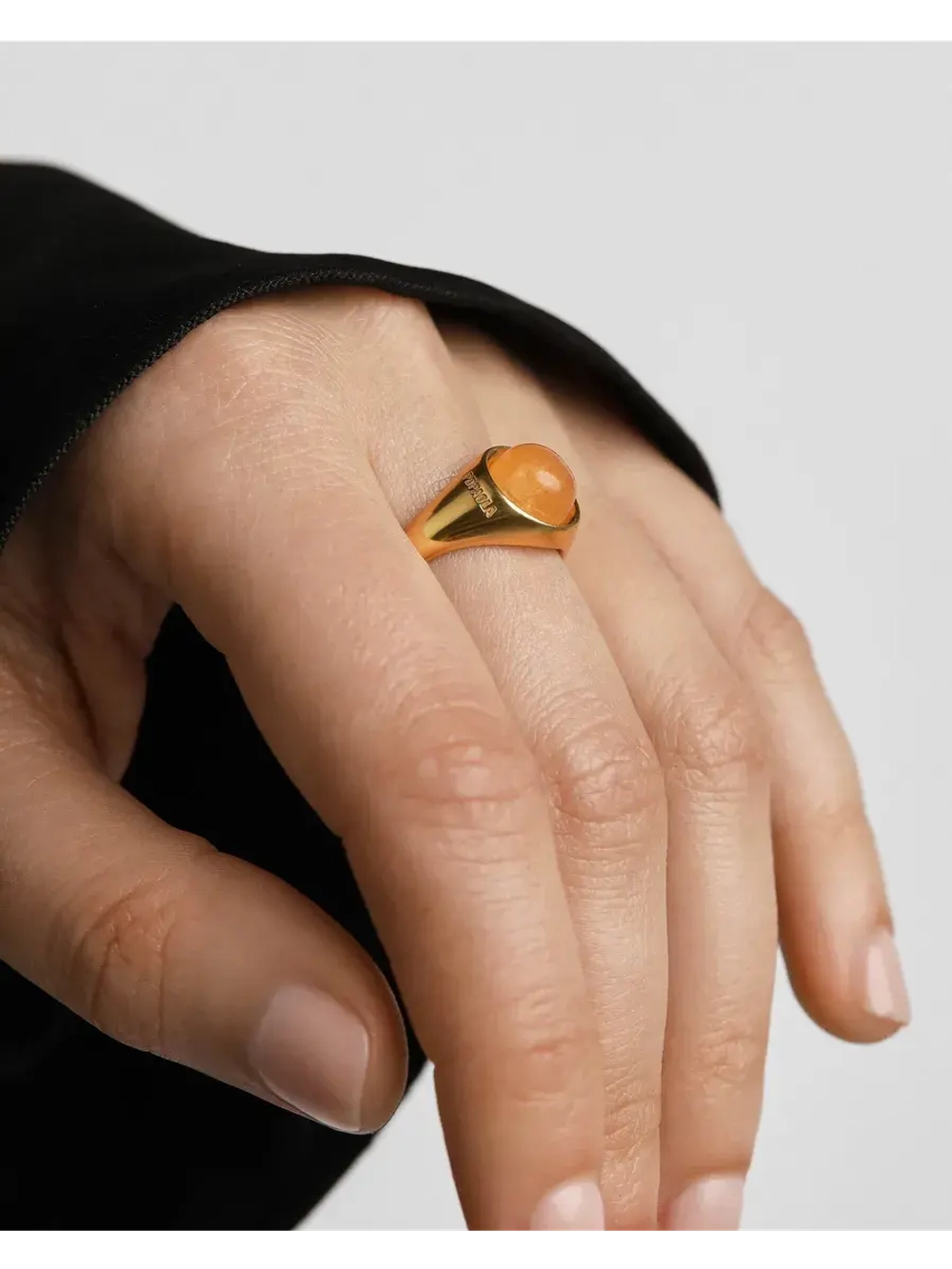 Кольцо Moon Yellow Aventurine