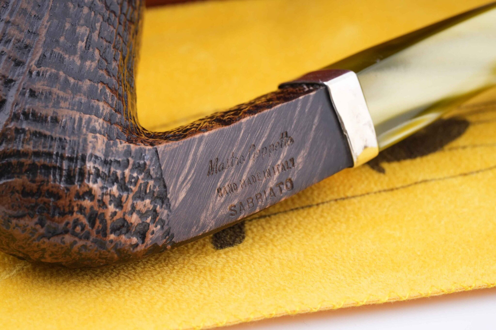 Трубка SER JACOPO Mastro Geppetto Blast-Silver, G141