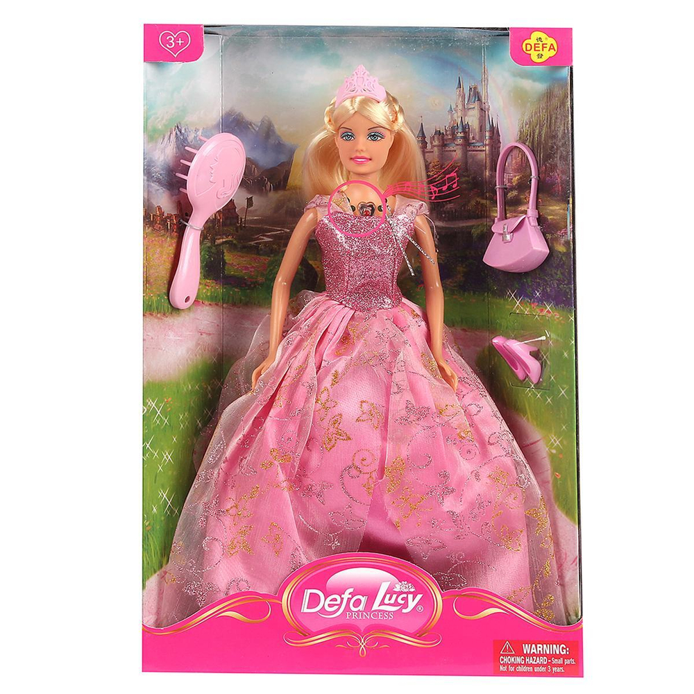 Модель Defa Lusy. Кукла свет+звук, с аксесс.в коробка DF8239 (Defa Lusy)