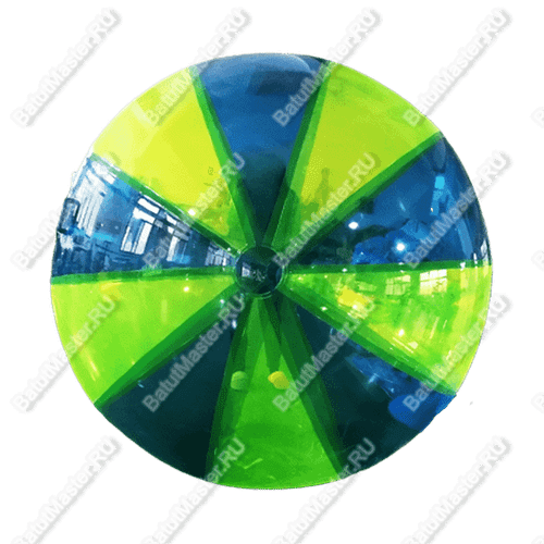 Аттракцион Водный шар ПВХ «Сине-зеленый» 2*2*2 м