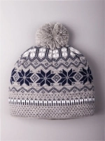 Шапка зимняя вязаная