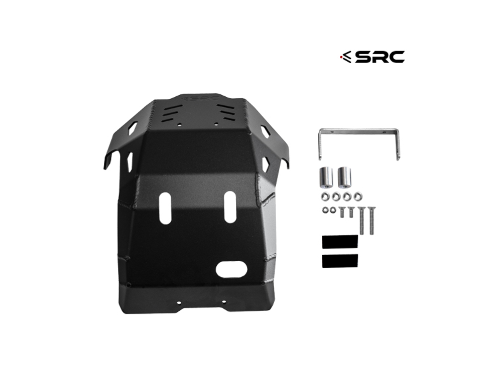Skid Plate for Honda CRF250L-M (2012-2020). Aluminium, SRC Black