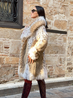 Шуба из рыси