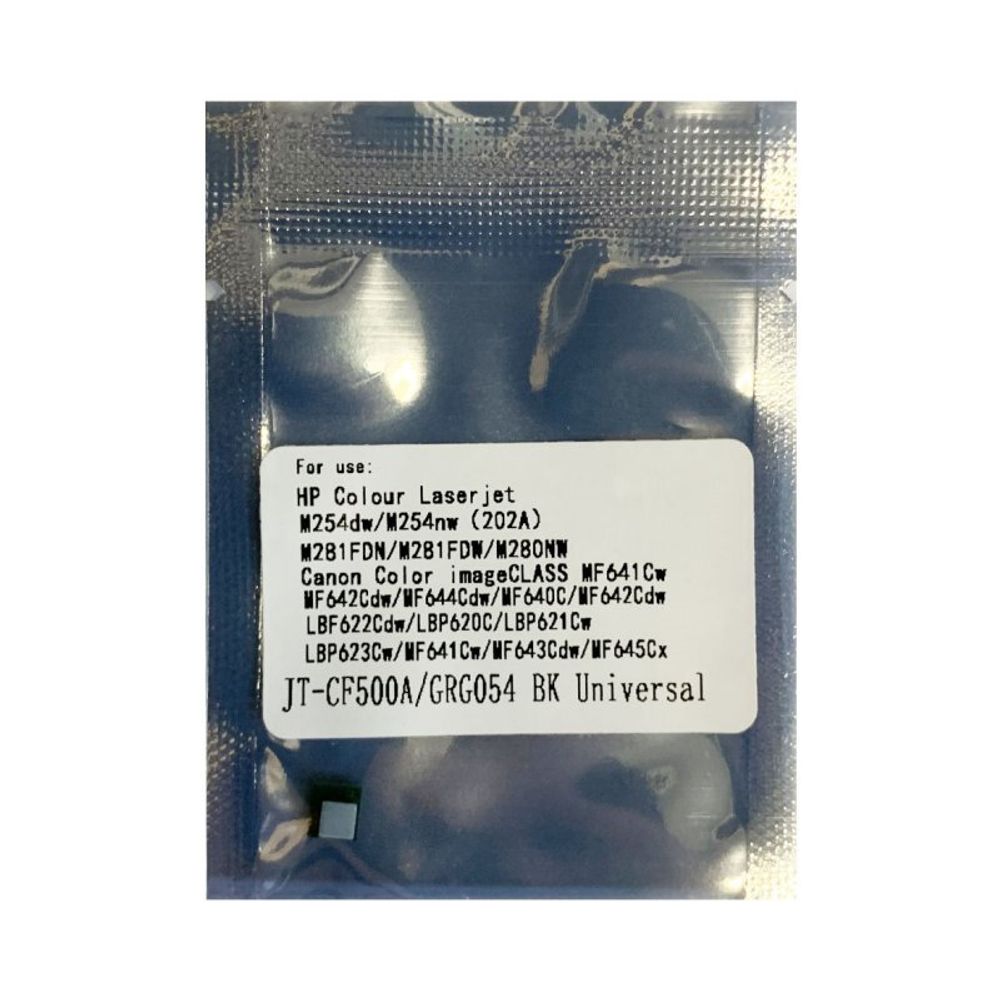 Чип для картриджа Canon (054K, CF500A) LBP621/623/MF641/643/455 (1.5K, OEM Size) black JT