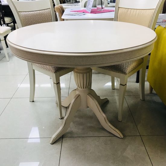 Стол Эдельвейс К 1000 (дуб/тон Венге)