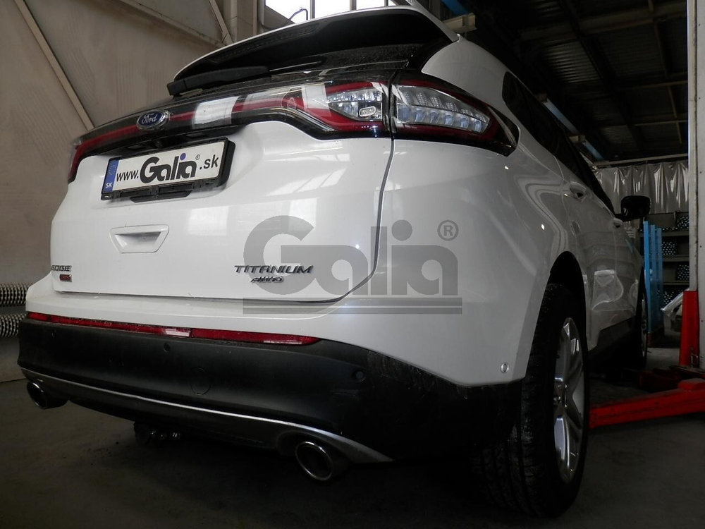 Фаркоп оцинкованный Galia F136C для FORD Edge, SUV, 2015-(паспорт и сертификат в комплекте)(без электрики)
