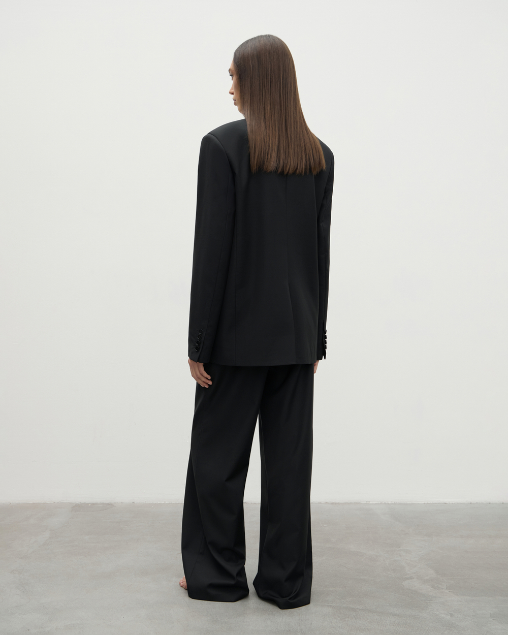 Двубортный жакет из шерсти