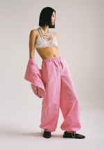 Hot pink pants
