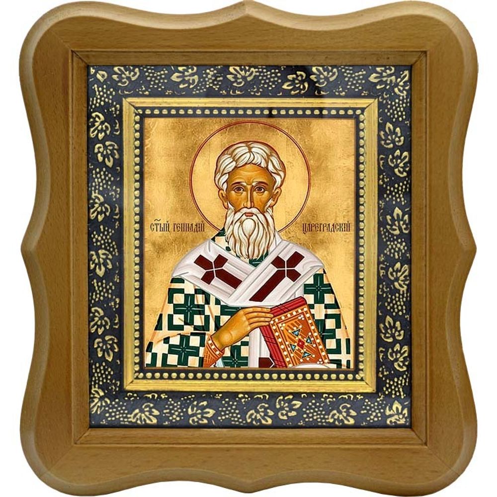 Геннадий Цареградский, Константинопольский Святитель. Икона на холсте.