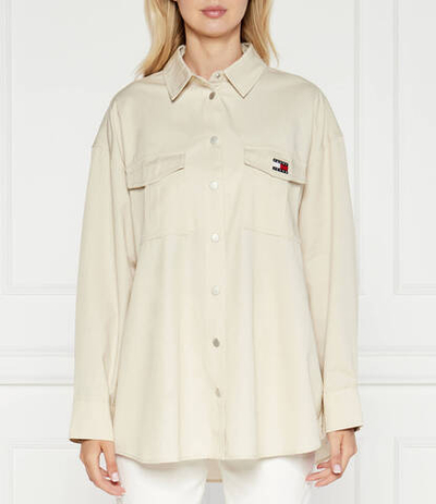 Рубашка Tommy Jeans - бежевый(DW0DW18445)