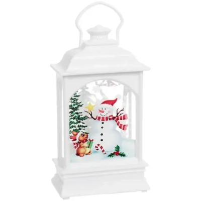 Сувенир с подсветкой «Снеговичок» 12*7 см, белый (3хAG13)