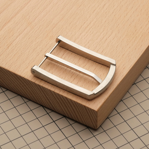 Ременная пряжка 35 мм из нержавеющей стали, цвет серебро // BFS35