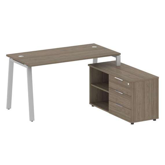 Метал Систем Рабочая станция с тумбой на А-образном м/к БА.РС-СТС-2.3 (R)