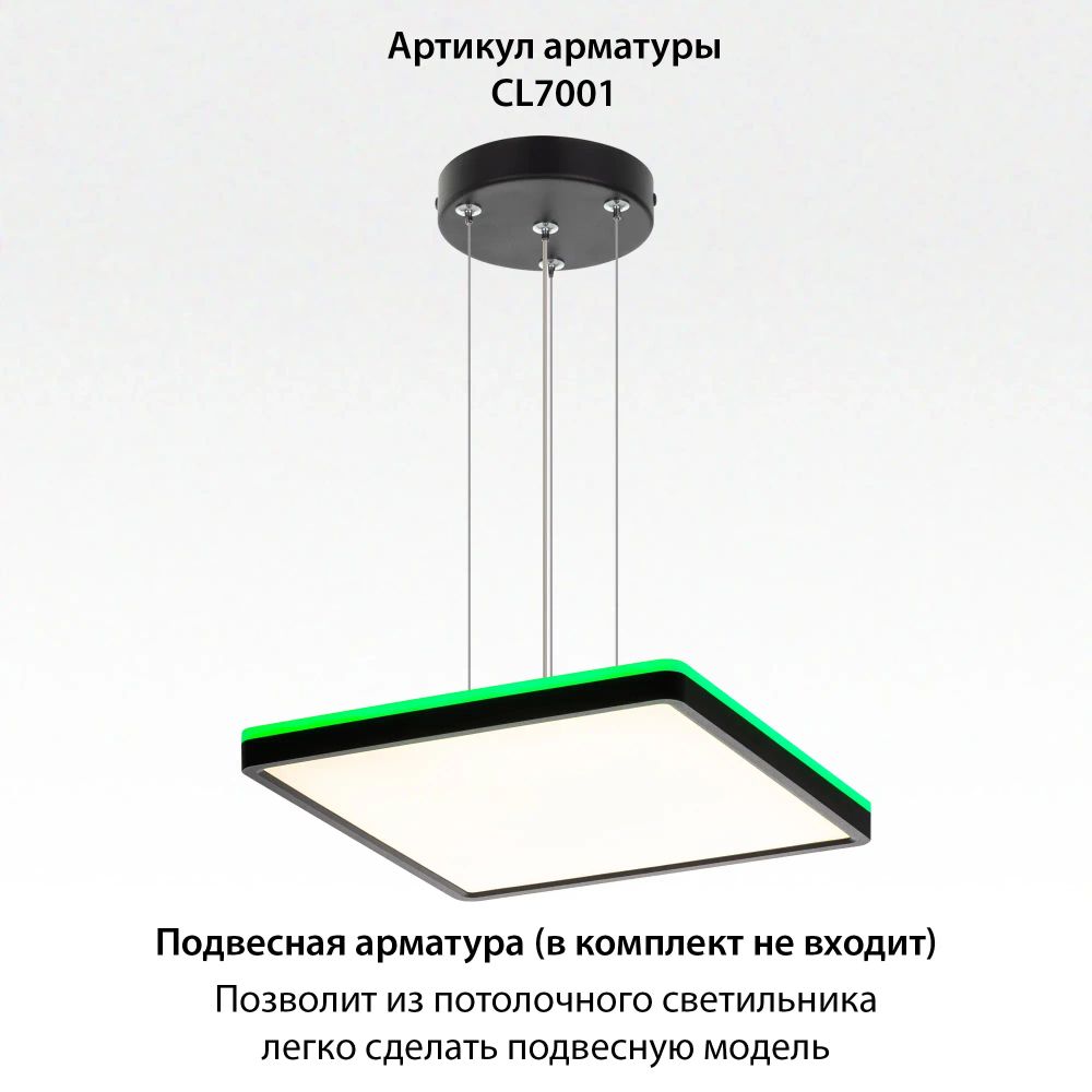 Citilux NORMA CL749K301 RGB Светильник с пультом Чёрный