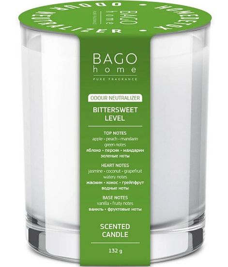 Кисло-сладкий, ароматическая свеча, Bago home
