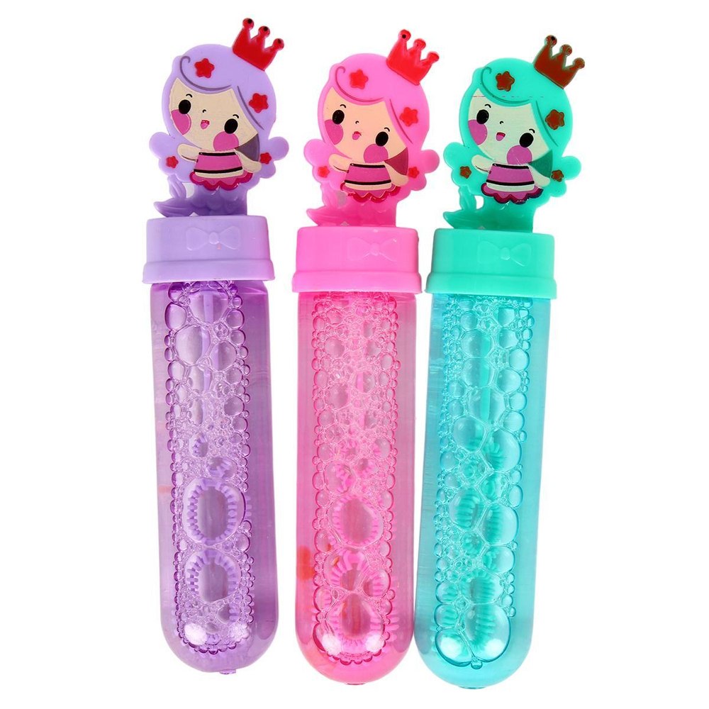 Набор мыльных пузырей Принцесса 13 СМ, 3 шт в наборе, 23Х14 СМ, с-30048