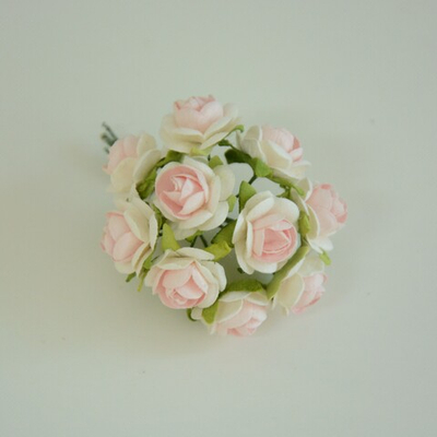 Роза открытая мини 1,5 см на ножке, цвет в ассортименте