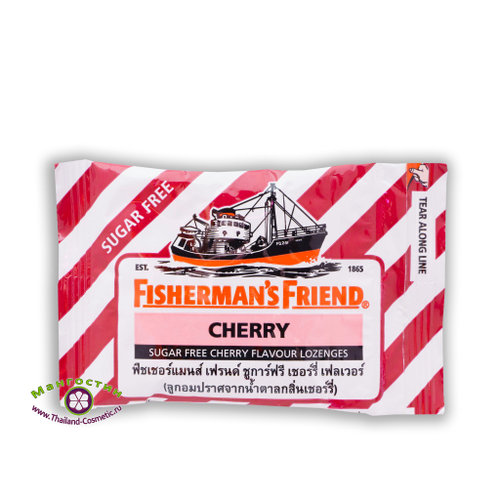 Освежающие пастилки без сахара Вишня Cherry Fisherman's Friend