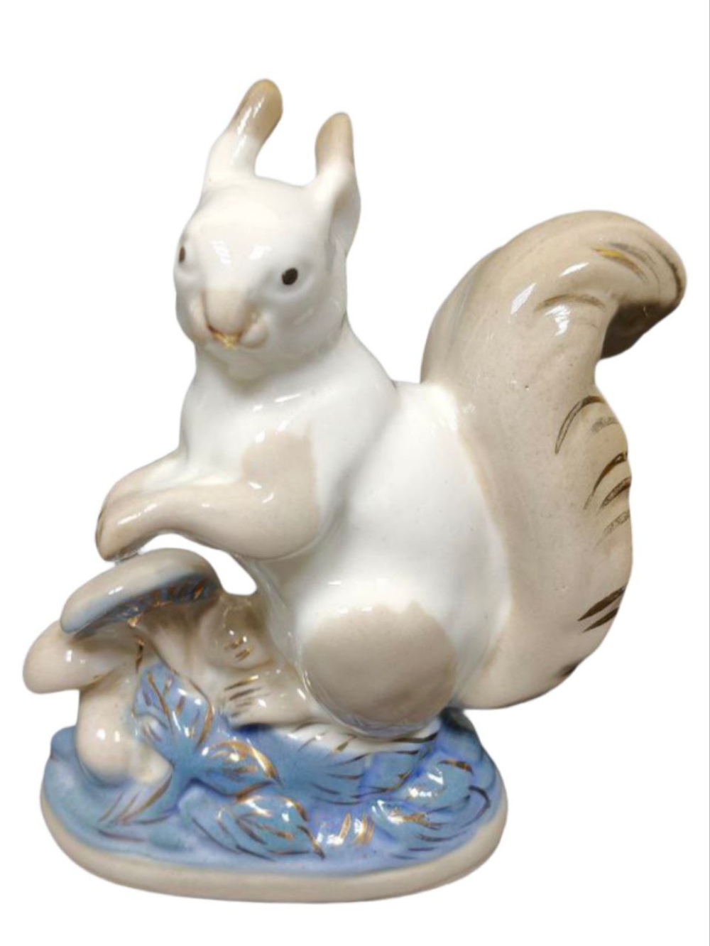 &&& Фарфоровая статуэтка "Белка" Гжель