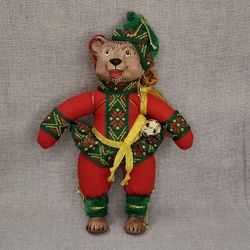 Ёлочная игрушка Медведь-путешественник